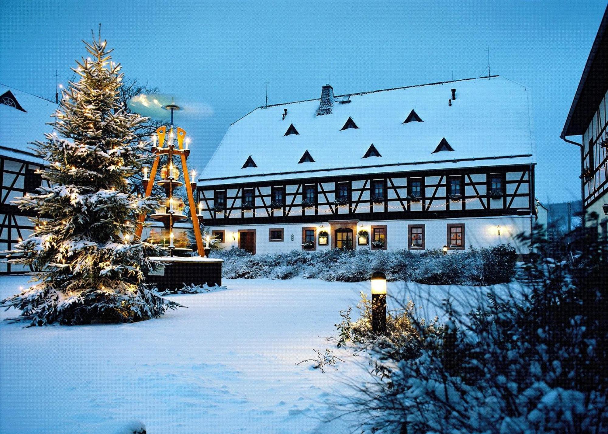 Hotel Folklorehof Chemnitz Ngoại thất bức ảnh